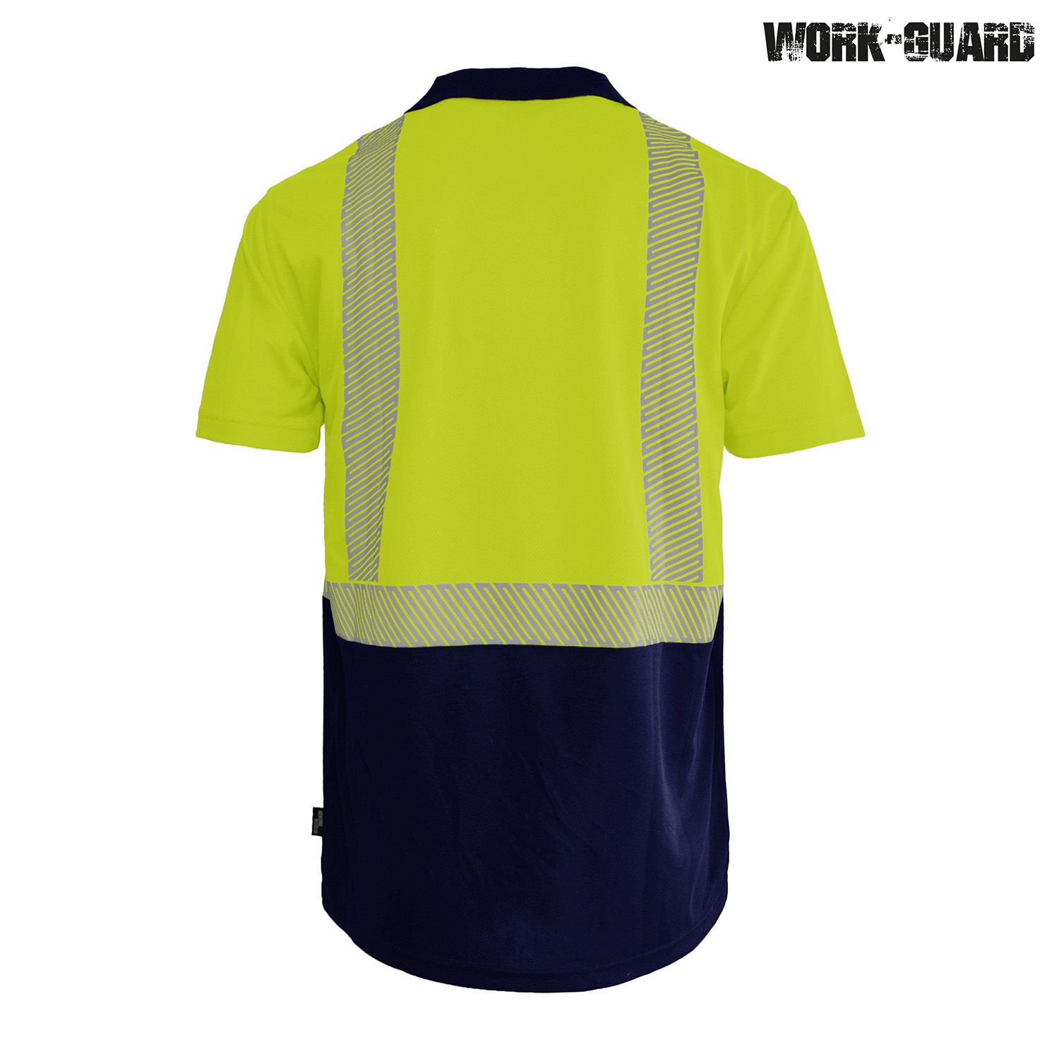 R485X Work-Guard Recycled Hi Vis Short Sleeve Day/Night Polo - Image 11