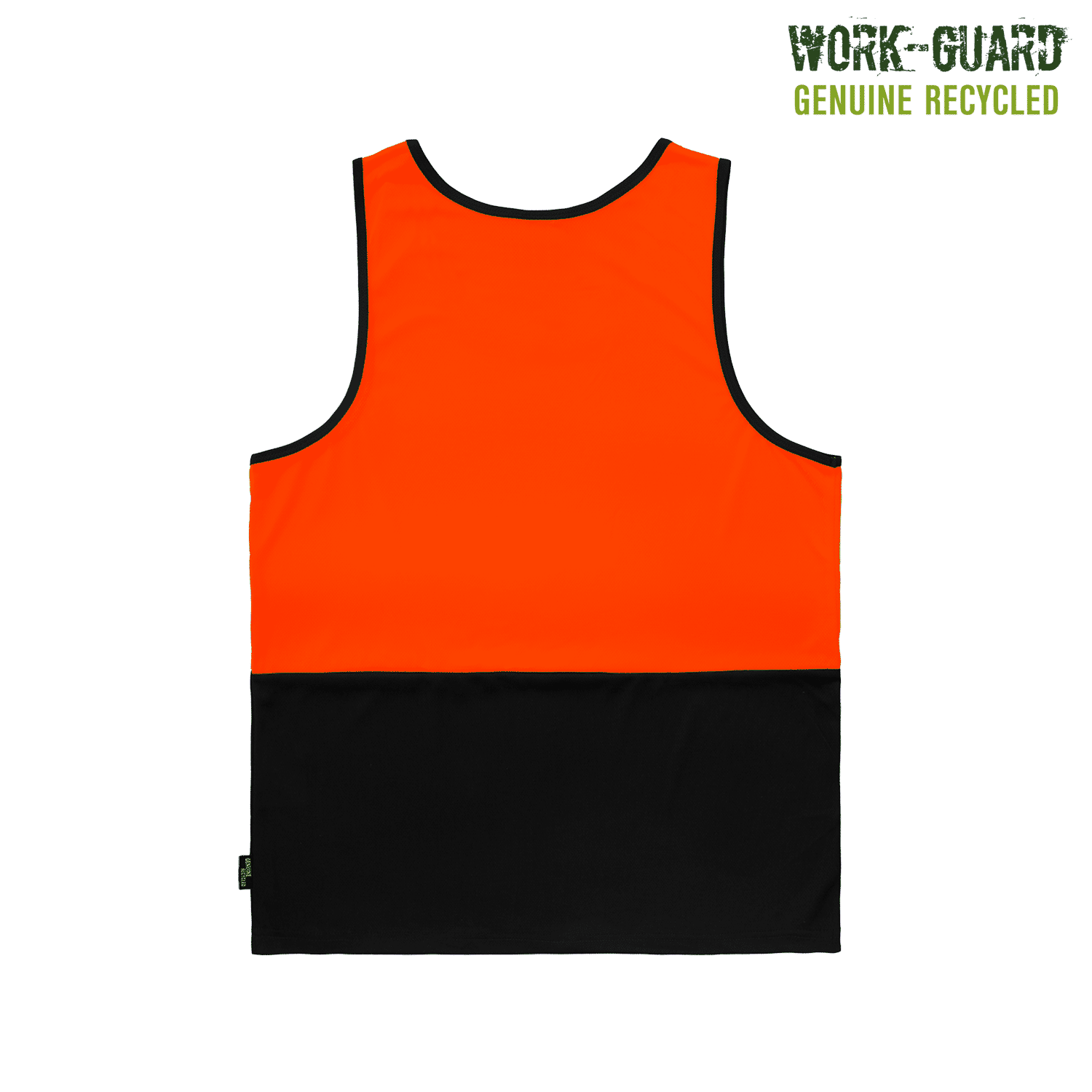 R491X Work-Guard Recycled Hi Vis Singlet - Image 10