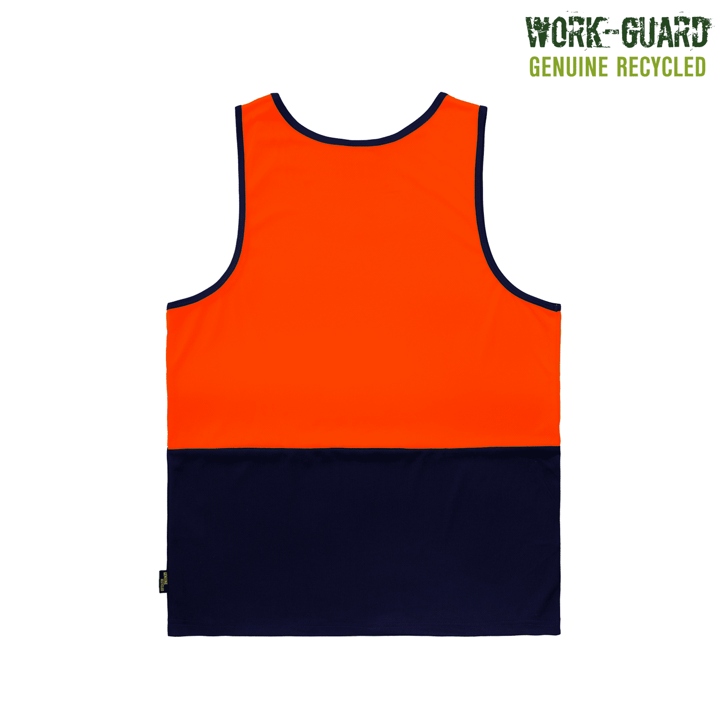 R491X Work-Guard Recycled Hi Vis Singlet - Image 5