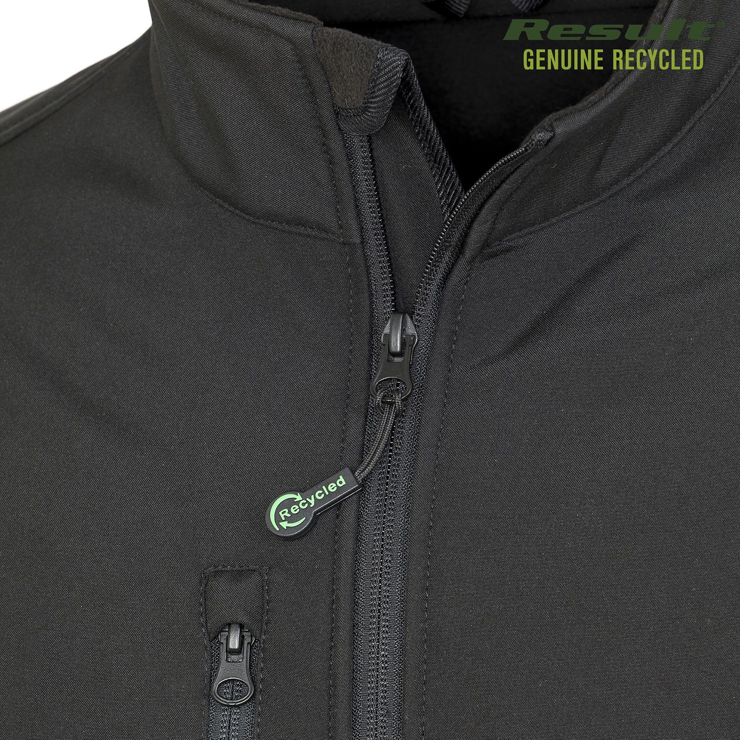 R900M Result Adult Printable Recycled 3-Layer Softshell Jacket - Image 6