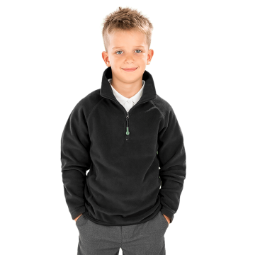 R905B Result Recycled PET Youth Qtr.Zip Fleece Top