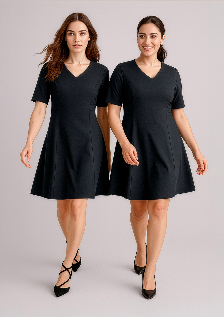 Womens Siena Extended Short Sleeve Dress - Image 14