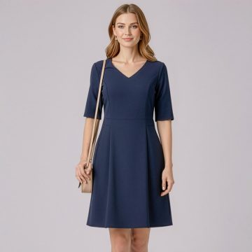 Womens Siena Extended Short Sleeve Dress