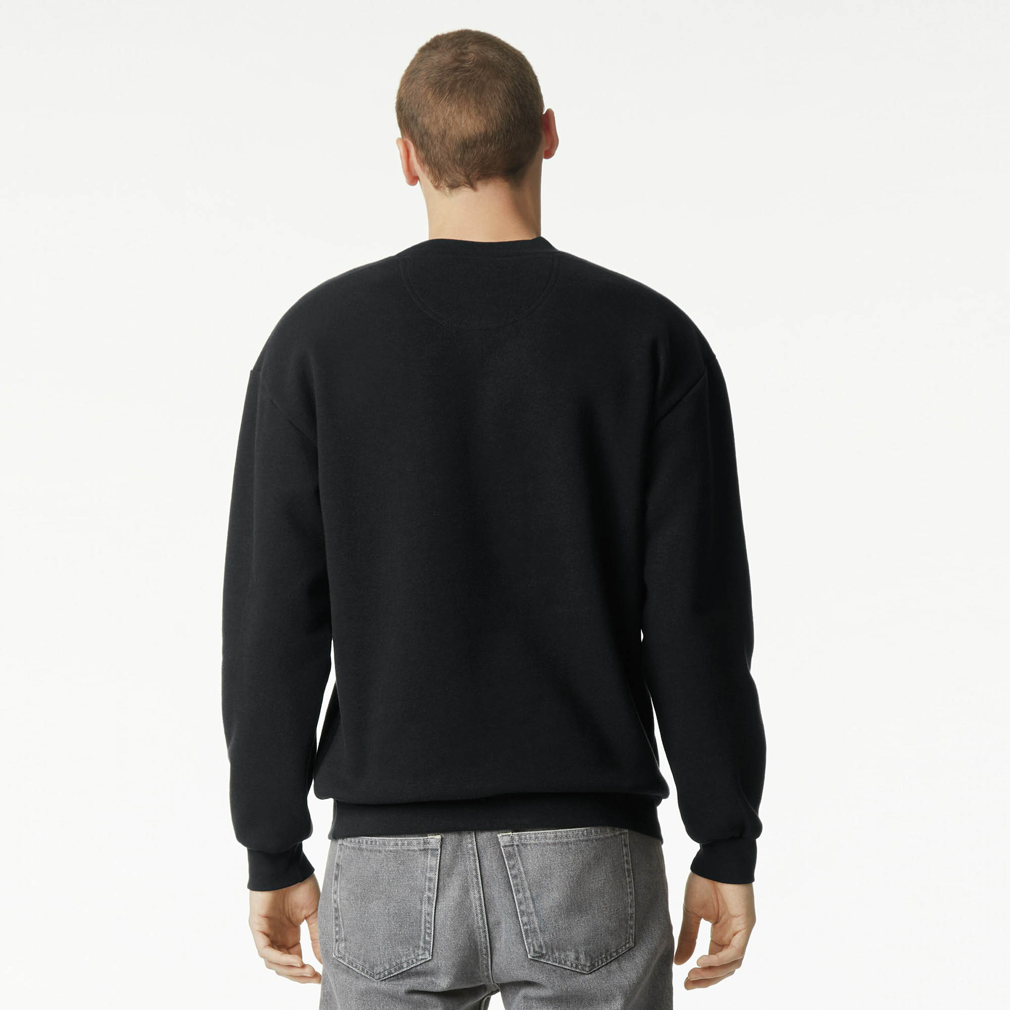 RF496 American Apparel Reflex Fleece Unisex Crewneck Sweatshirt - Image 5