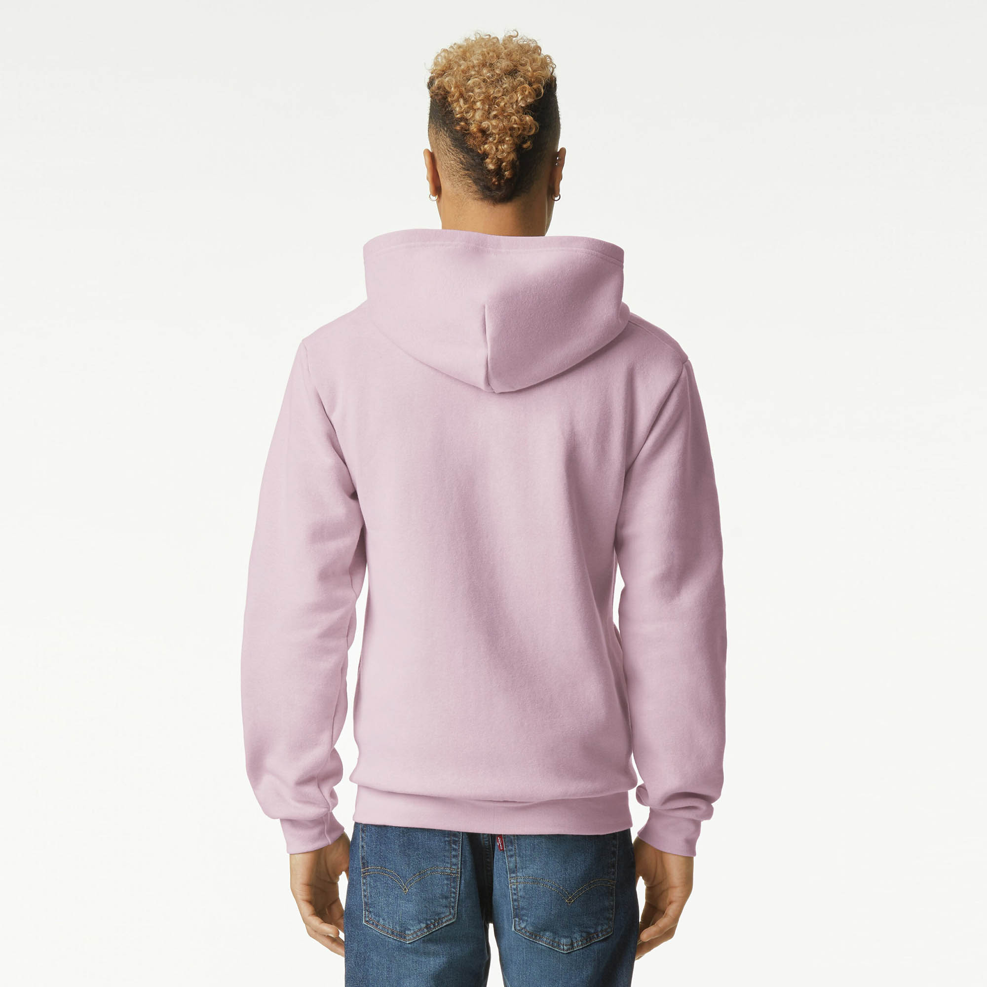 RF497 American Apparel Reflex Fleece Unisex Full Zip Hooded Sweat - Image 3