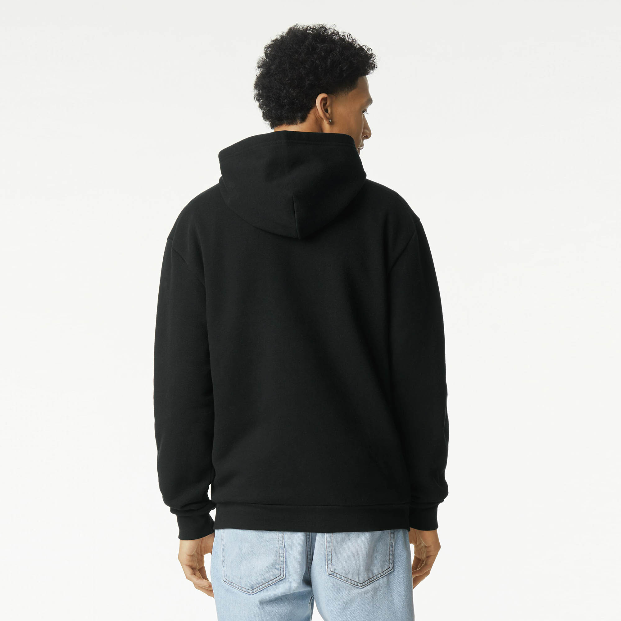 RF497 American Apparel Reflex Fleece Unisex Full Zip Hooded Sweat - Image 4