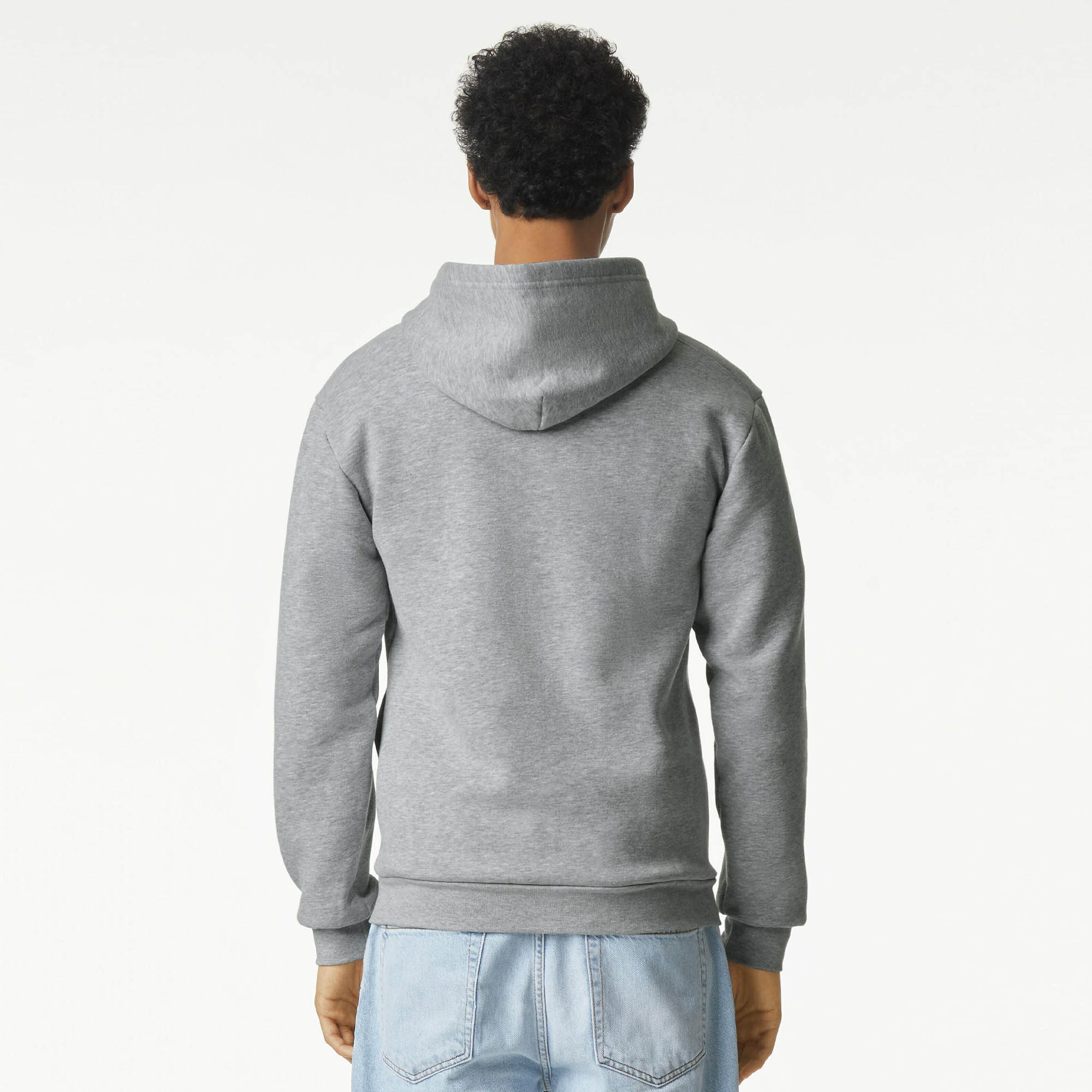 RF497 American Apparel Reflex Fleece Unisex Full Zip Hooded Sweat - Image 9