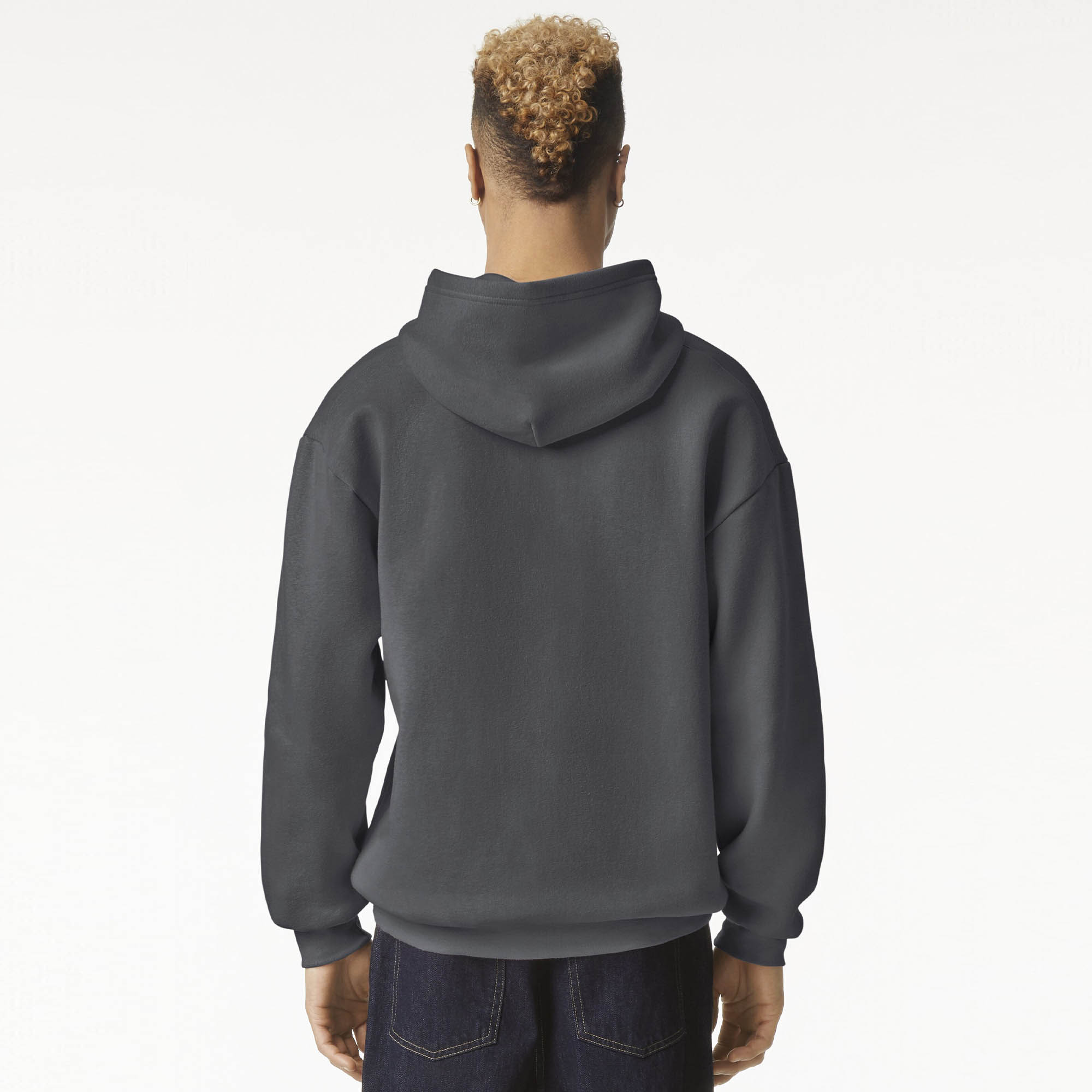 RF498 American Apparel Reflex Fleece Unisex Hooded Sweatshirt - Image 4