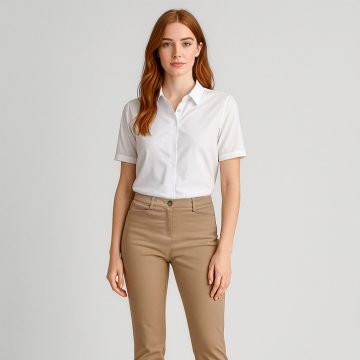 Womens Slim Leg Stretch Chino Pant