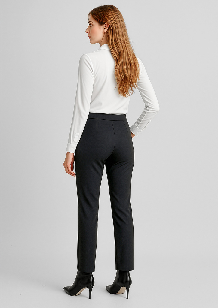 Womens Scuba Ponte Mid-rise Pull-on Pant - Image 10