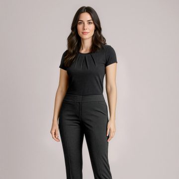 Womens Siena 7/8 Mid-waist Slim Leg Pant