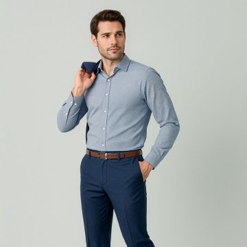 Mens Renew Slim Fit Flat Front Pant