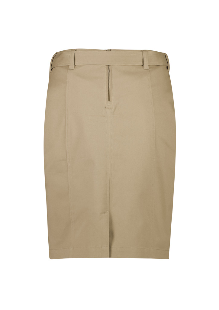 Womens Mid Waist Stretch Chino Skirt - Image 30