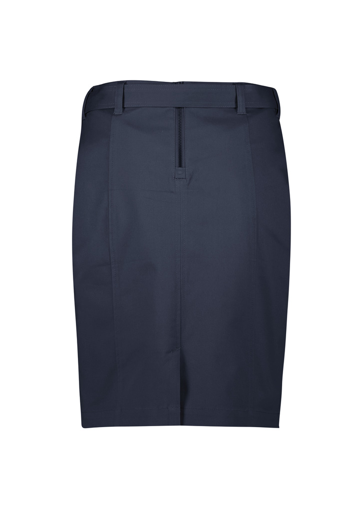 Womens Mid Waist Stretch Chino Skirt - Image 35
