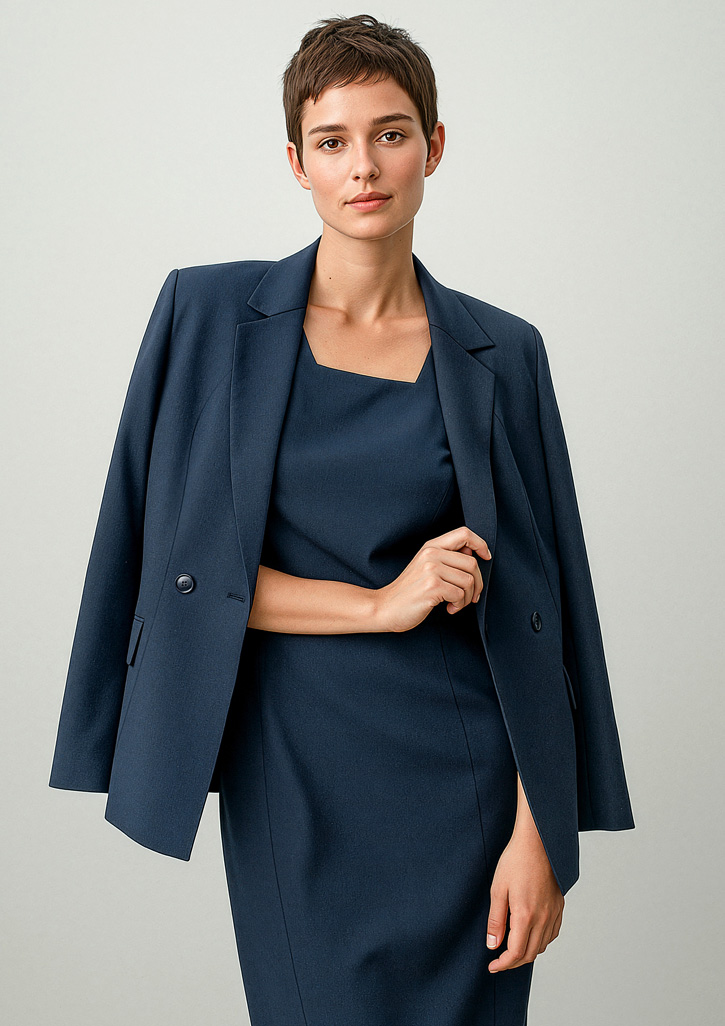 Womens Renew Double Breasted Longline Jacket - Image 14