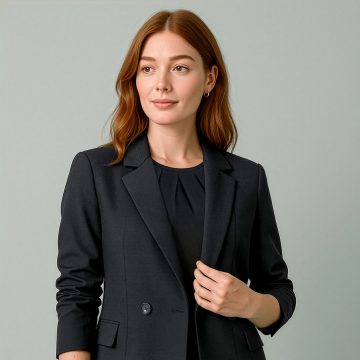 Womens Renew Double Breasted Longline Jacket