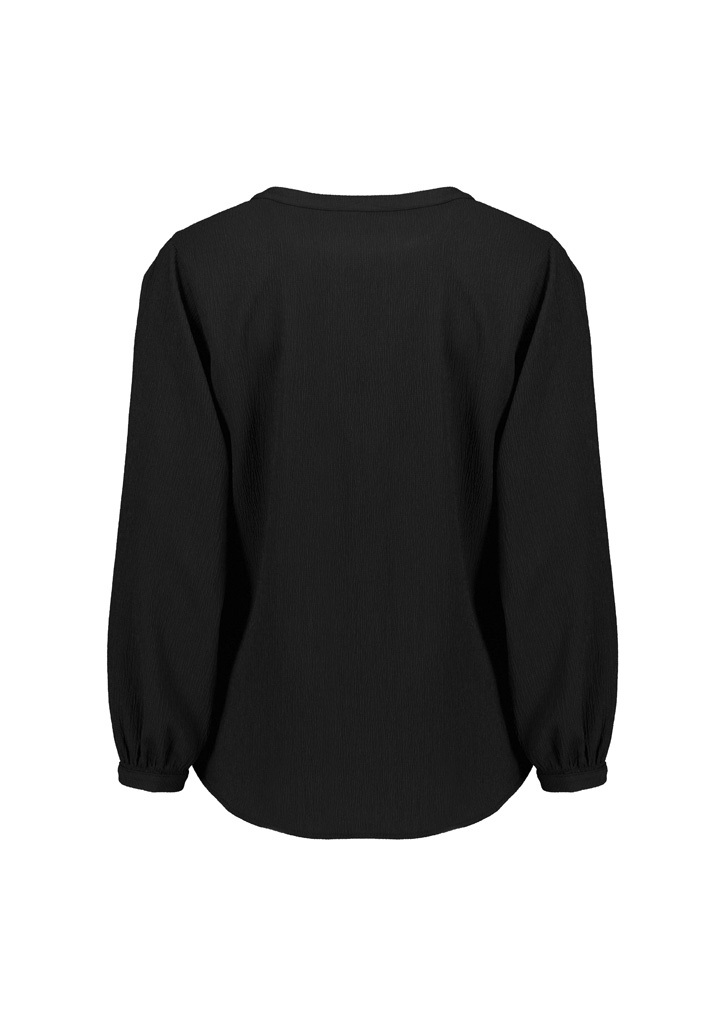 Womens Ruche Long Sleeve Blouse - Image 16