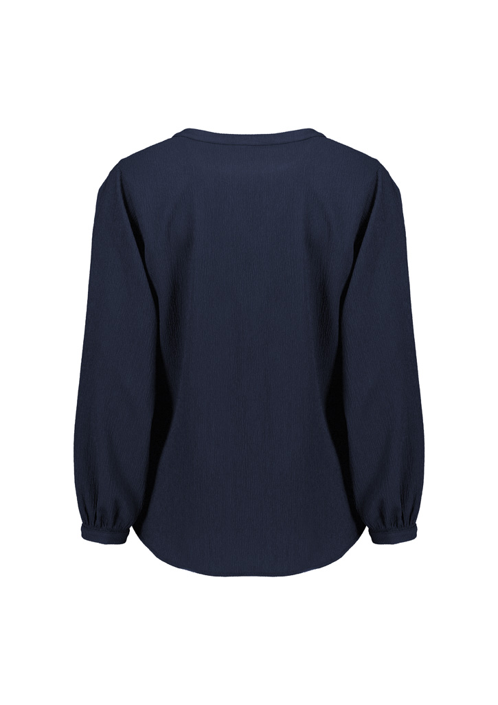 Womens Ruche Long Sleeve Blouse - Image 19