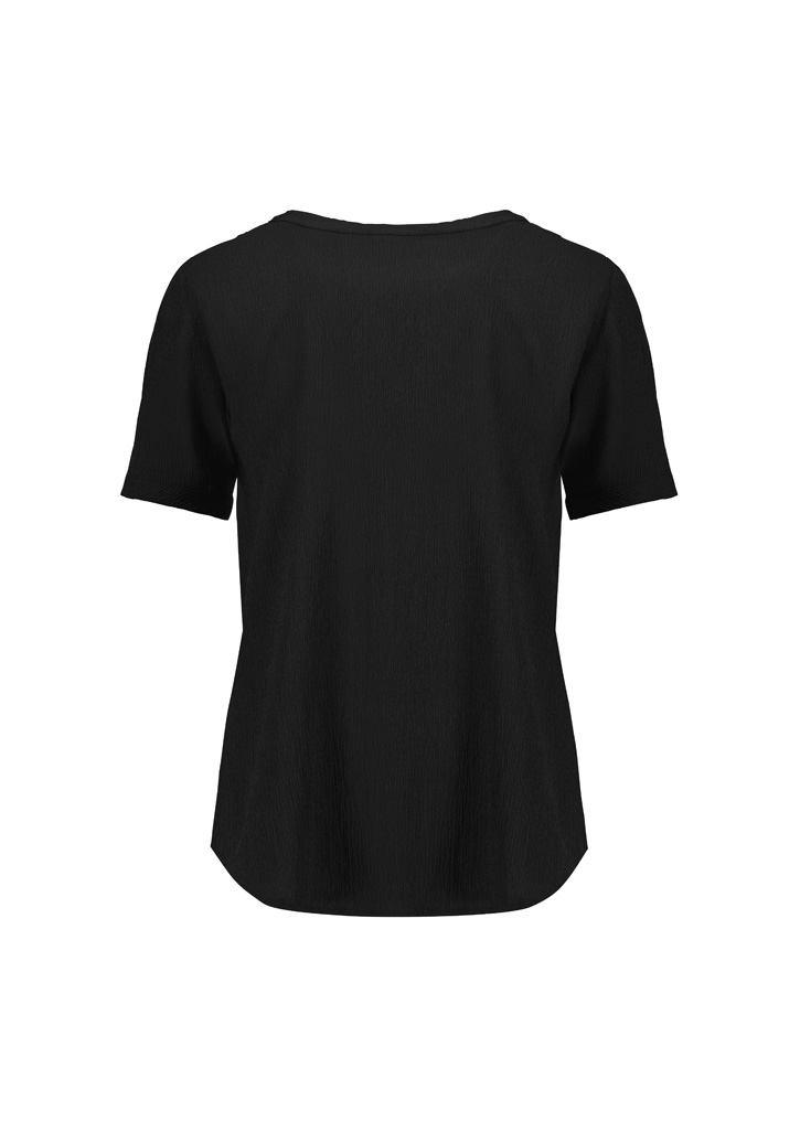 Womens Ruche Short Sleeve Blouse - Image 15