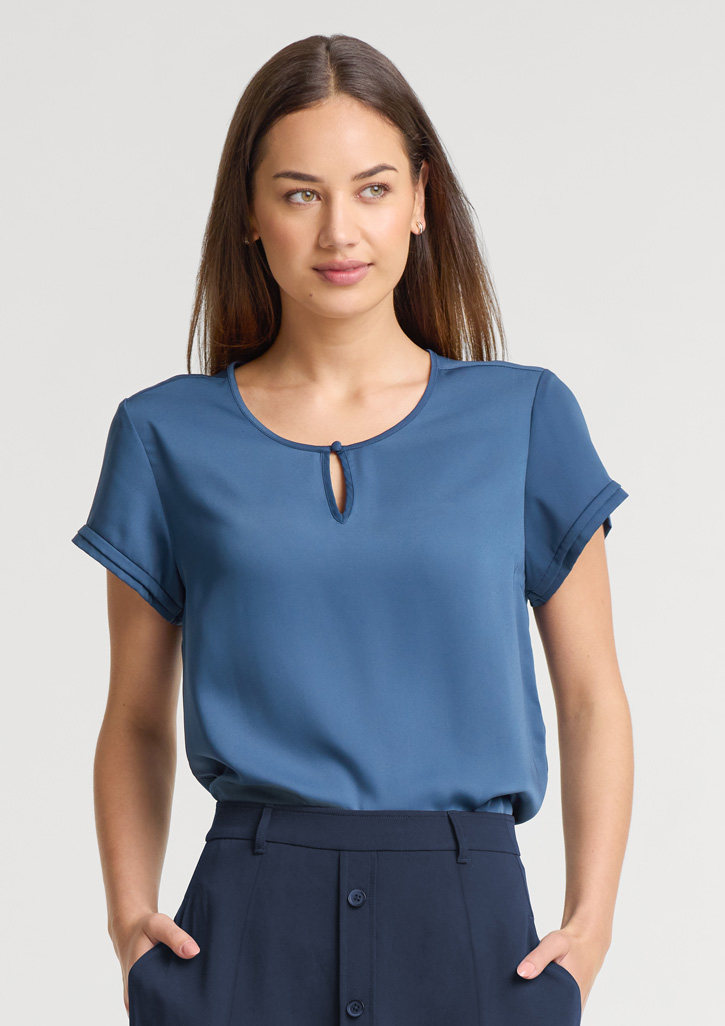 Womens Evelyn Short Sleeve Blouse - Image 20