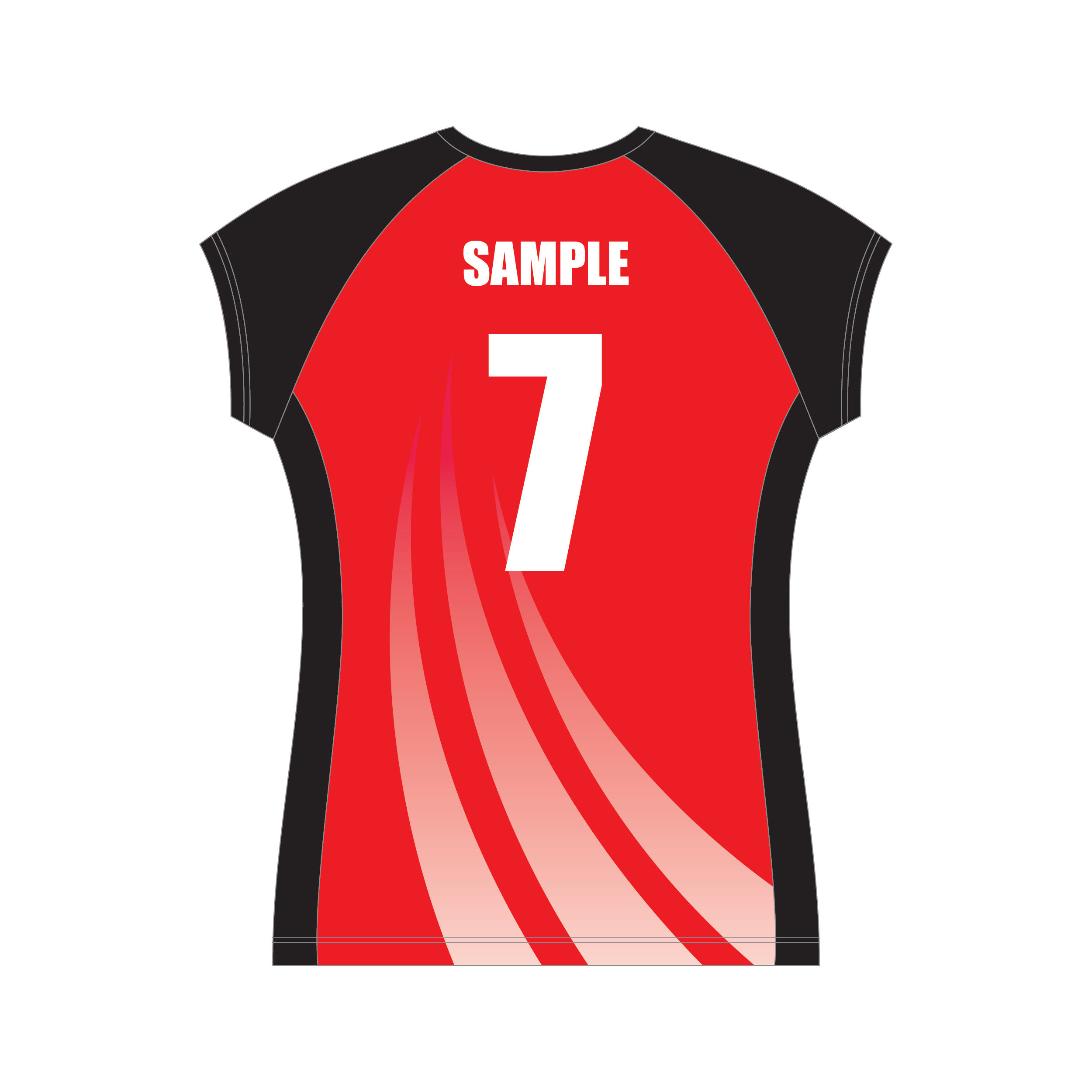 Volleyball Jersey Cap Sleeve Playing Top - Image 3