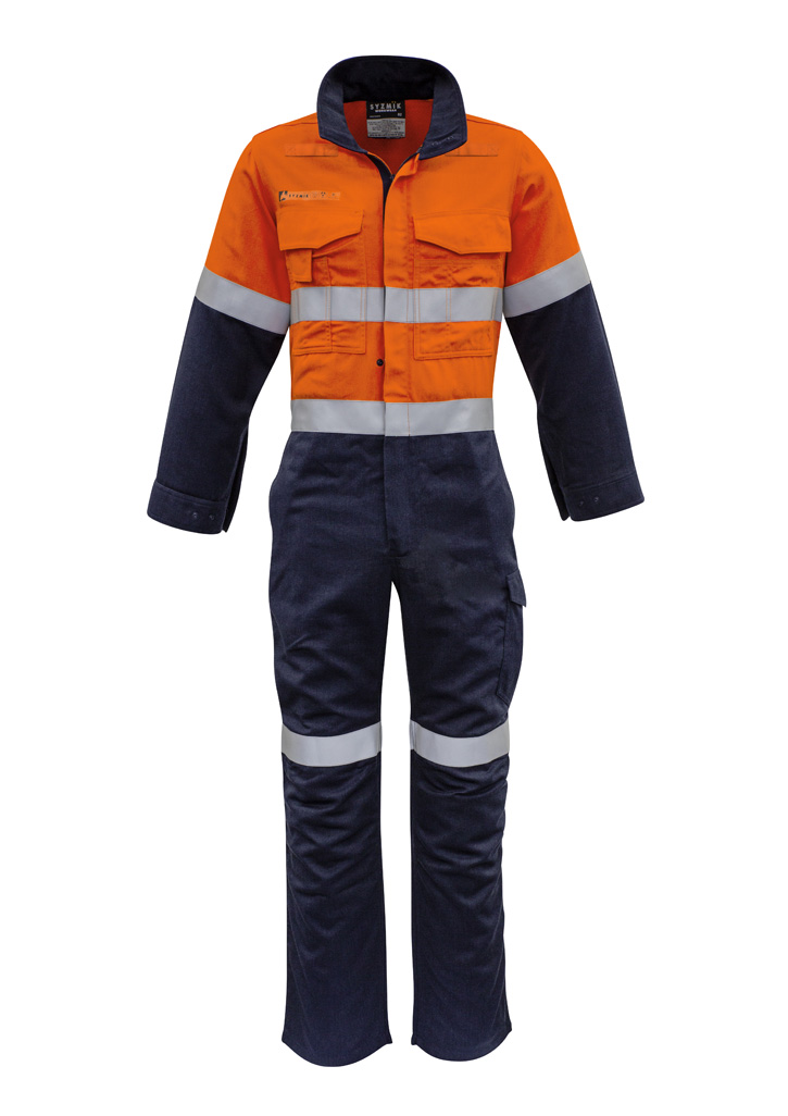 Mens Orange Flame Overall - Hoop Taped - Image 8