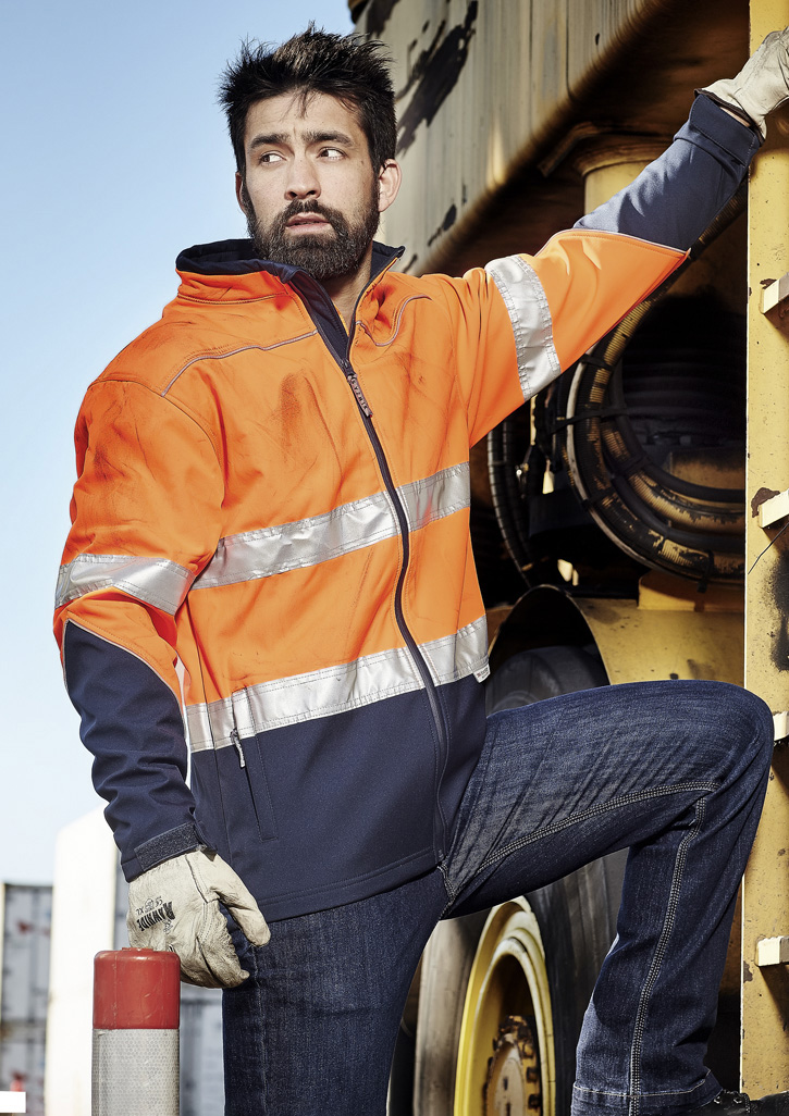 Unisex Hi Vis Softshell Jacket - Image 11