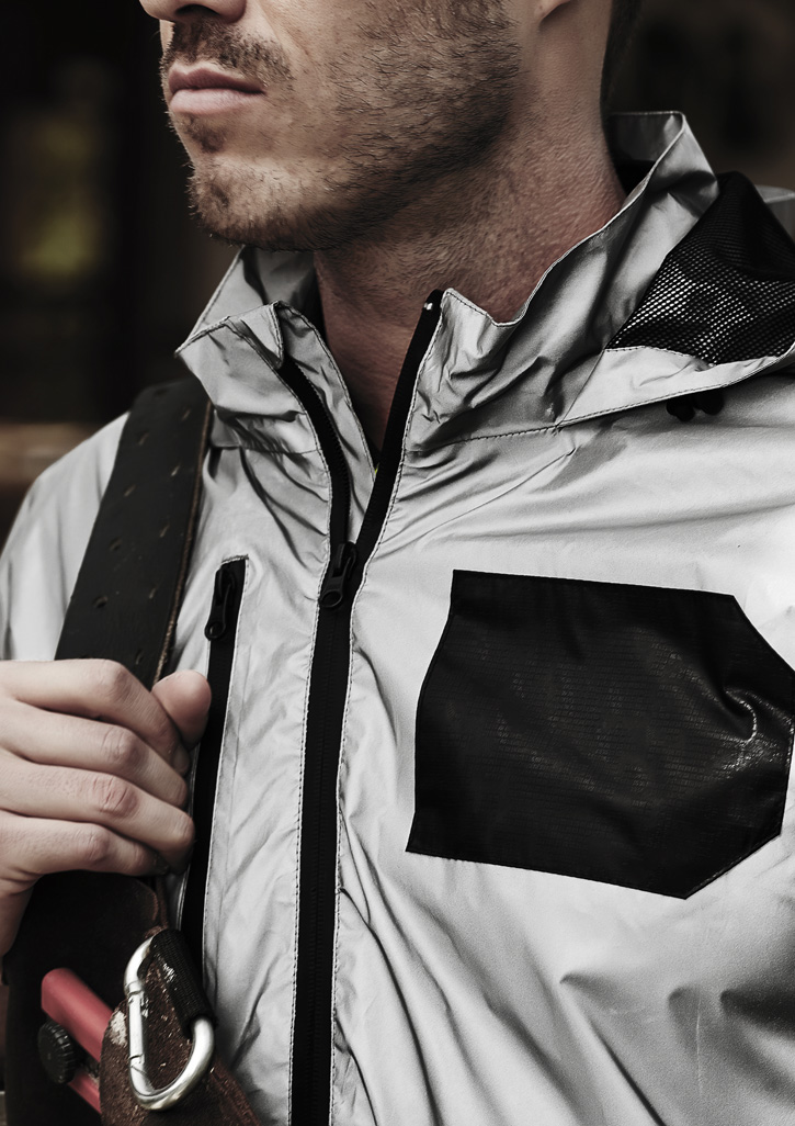 Unisex Streetworx Reflective Waterproof Jacket - Image 11