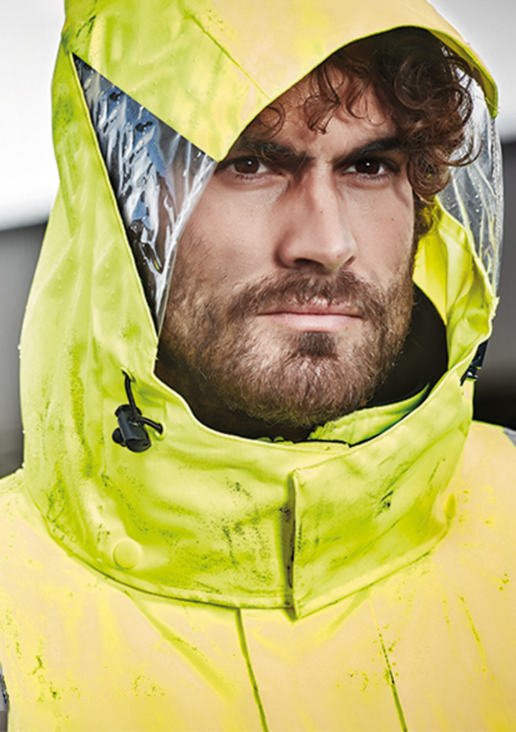 Mens Hi Vis 4 In 1 Waterproof Jacket - Image 13