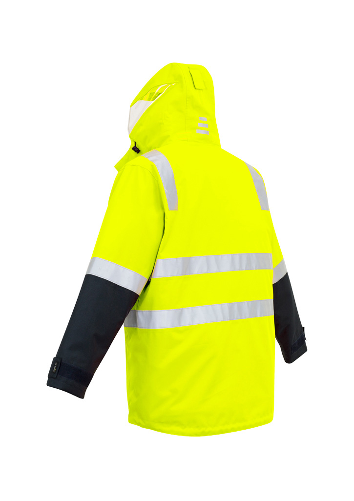 Mens Hi Vis 4 In 1 Waterproof Jacket - Image 17