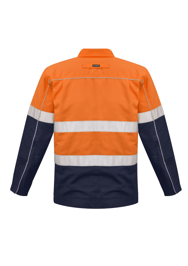 Mens Hi Vis Cotton Drill Jacket - Image 11