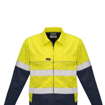 Mens Hi Vis Cotton Drill Jacket