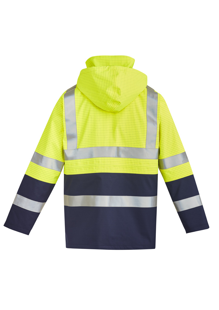 Mens Orange Flame Arc Rated Antistatic Waterproof Jacket - Image 21