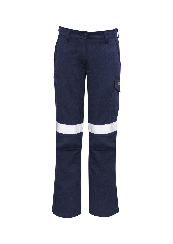 Womens Orange Flame Taped Cargo Pant - Image 6