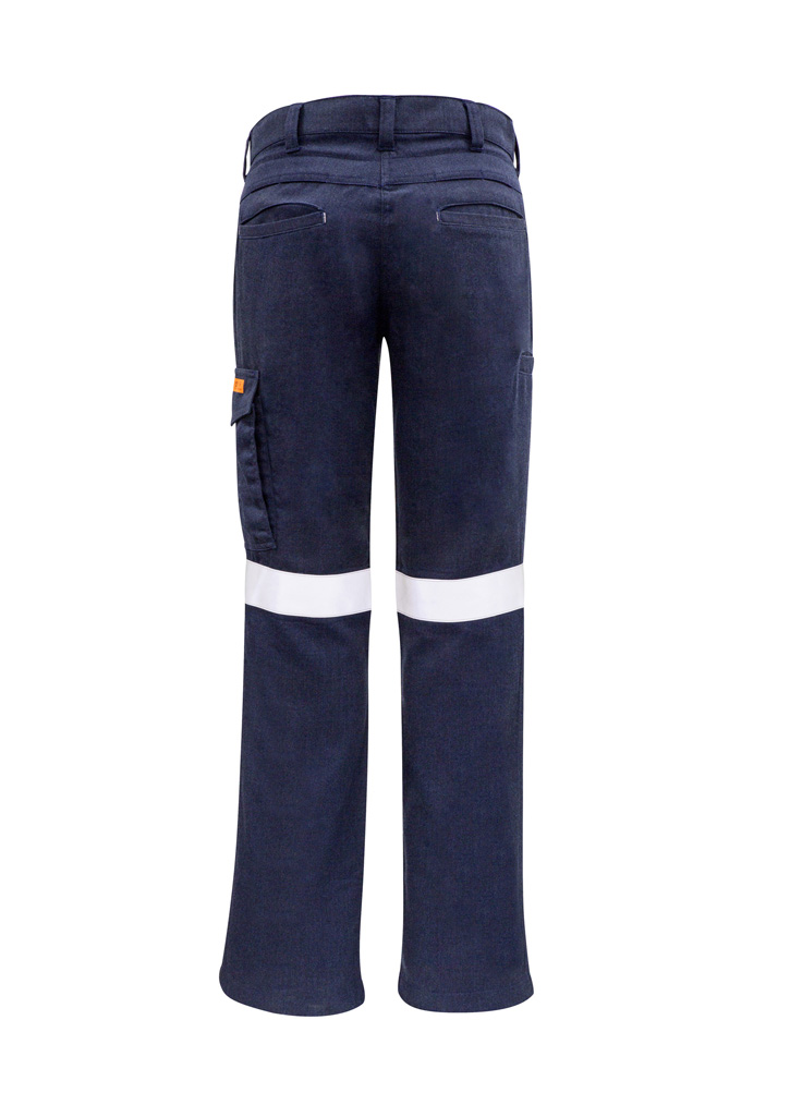 Womens Orange Flame Taped Cargo Pant - Image 7