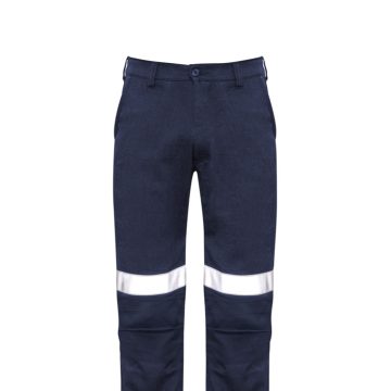 Mens Orange Flame Traditional Style Taped Work Pant