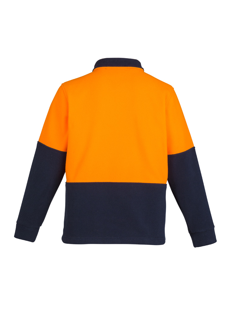 Unisex Hi Vis 1/2 Zip Polar Fleece Pullover - Image 11