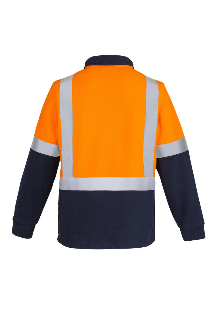 Unisex Hi Vis Polar Fleece Pullover - Shoulder Taped - Image 9