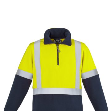 Unisex Hi Vis Polar Fleece Pullover - Shoulder Taped