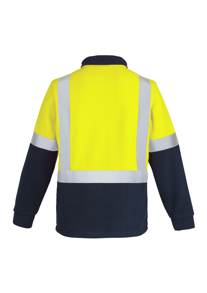 Unisex Hi Vis Polar Fleece Pullover - Shoulder Taped - Image 7