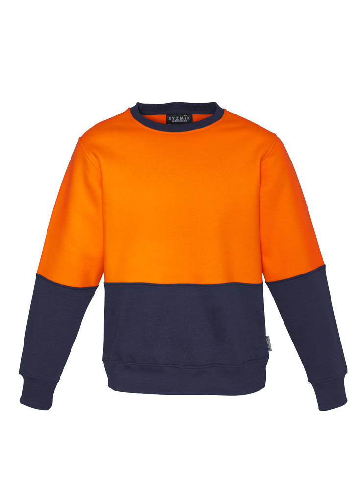 Unisex Hi Vis Crew Sweatshirt - Image 8