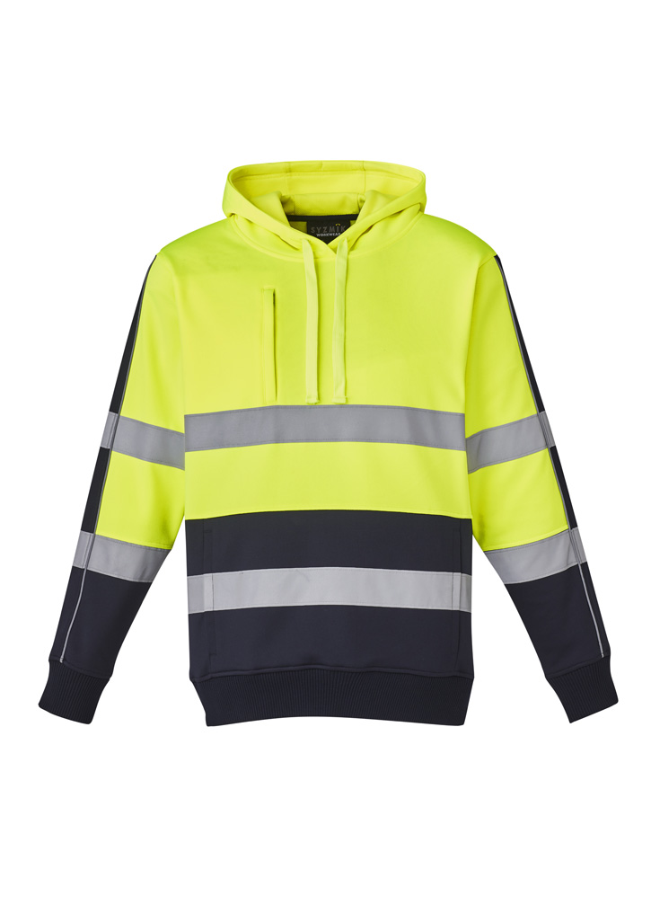 Unisex Hi Vis Stretch Taped Hoodie - Image 10