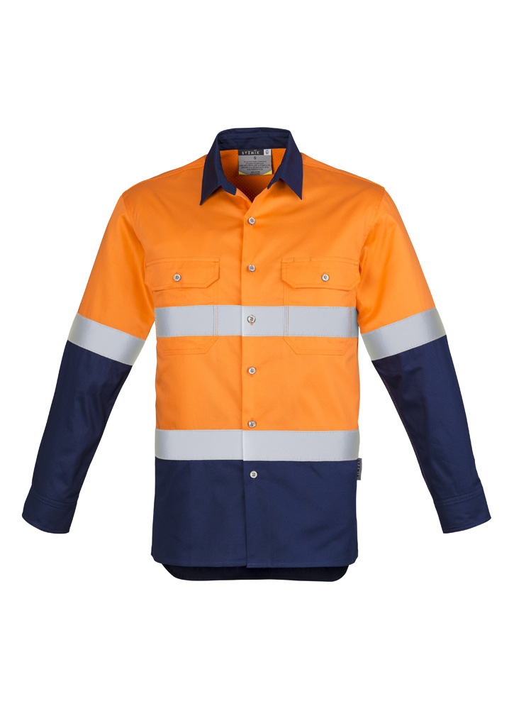 Mens Industrial Long Sleeve Shirt - Hoop Taped - Image 25