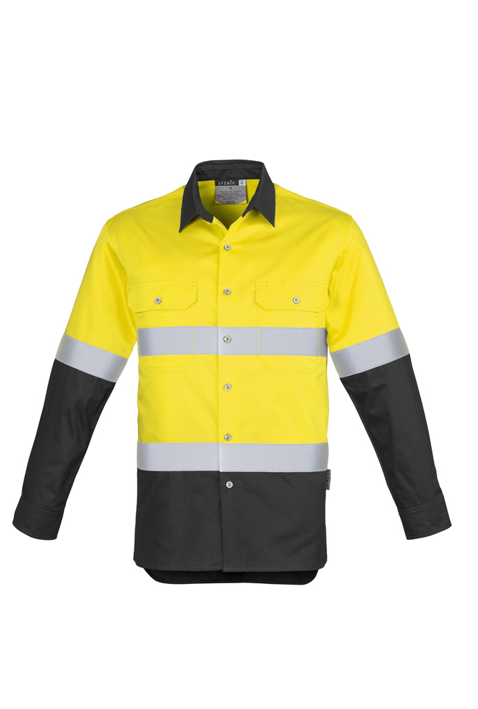 Mens Industrial Long Sleeve Shirt - Hoop Taped - Image 23