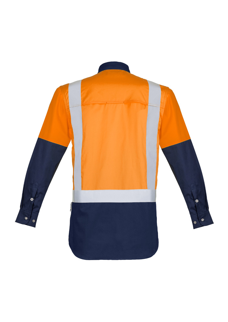 Mens Industrial Long Sleeve Shirt - Shoulder Taped - Image 9