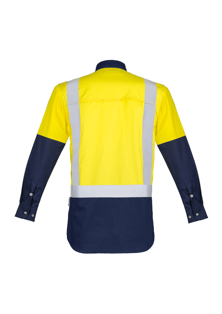 Mens Industrial Long Sleeve Shirt - Shoulder Taped - Image 7