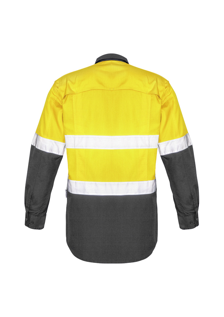 Mens Rugged Cooling Hi Vis Taped Long Sleeve Shirt - Image 21