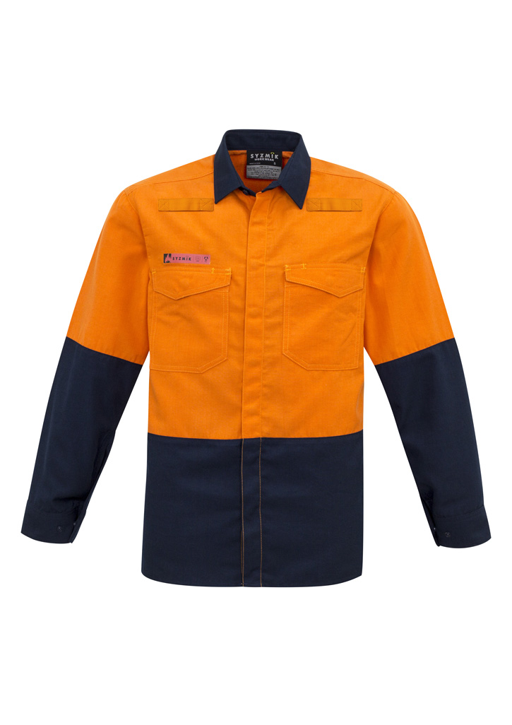 Mens Hi Vis Spliced Shirt - Image 8