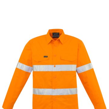 Mens Hi Vis Hoop Taped Long Sleeve Shirt