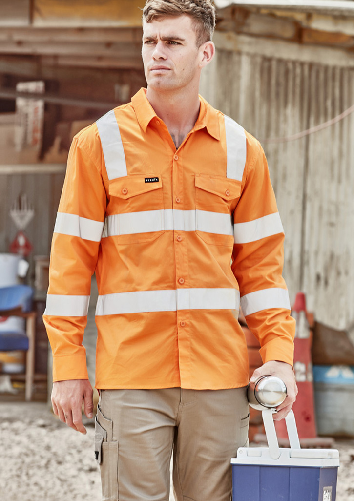 Mens Bio Motion Vic Rail Long Sleeve Shirt
